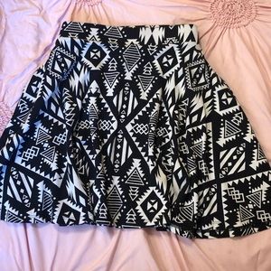 PINK Flowy Skater Skirt